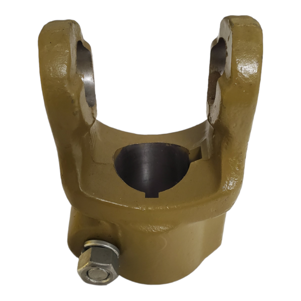 1 1/2" Round Bore PTO End Yoke Series 4 AE421338 Mfg.: Bare-co Round Bore Yoke Part No: AE421338 Series: 4 Bore Dia: 1 1/2" Keyway: 1/4" and 3/8"