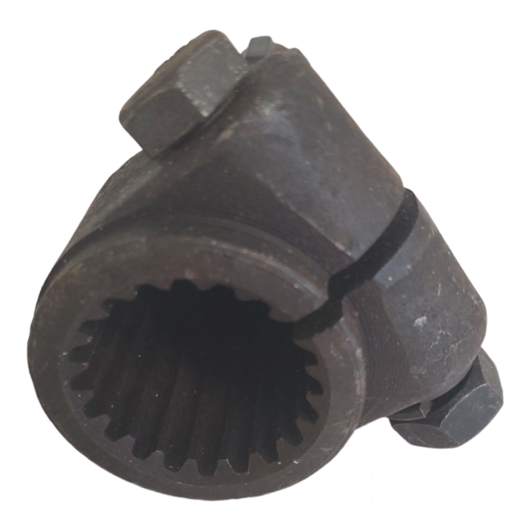 PTO Adapter 1 3/4 20 Splines Female 1 3/8" 6 Splines Male B2459 Bare-co PTO Adapter Part No. B2459 Overall Length: 7" Female: 1 3/4" 20 Splines Male: 1 3/8" 6 Splines