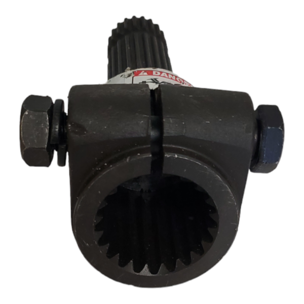 1000 RPM PTO Adapter with 1 3/4" 20 Splines Female and 1 3/8" 21 Splines Male B2460 Bare-co PTO Adapter Part No. B2460 Overall Length: 7" Female: 1 3/4" 20 Splines Male: 1 3/8" 21 Splines