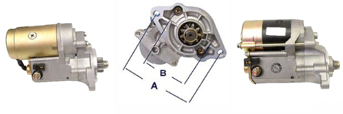 Gear Reduction Starter Motor Mfg: Bare-co See Table Below Factory rebuilt Heavy Duty Gear Reduction type starters Old Core NOT Required H/D Gear Reduction Starters also replace Light Duty (round body) direct drive starters on many models