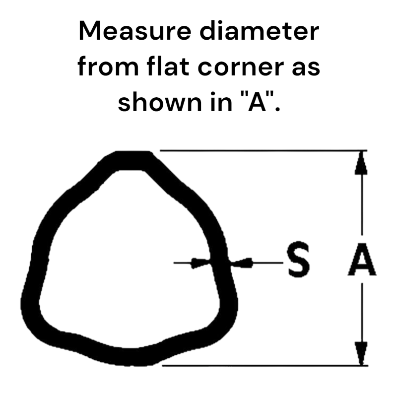 Series 3 and 4 Outer Triangle Tube 60" Long - Image 2