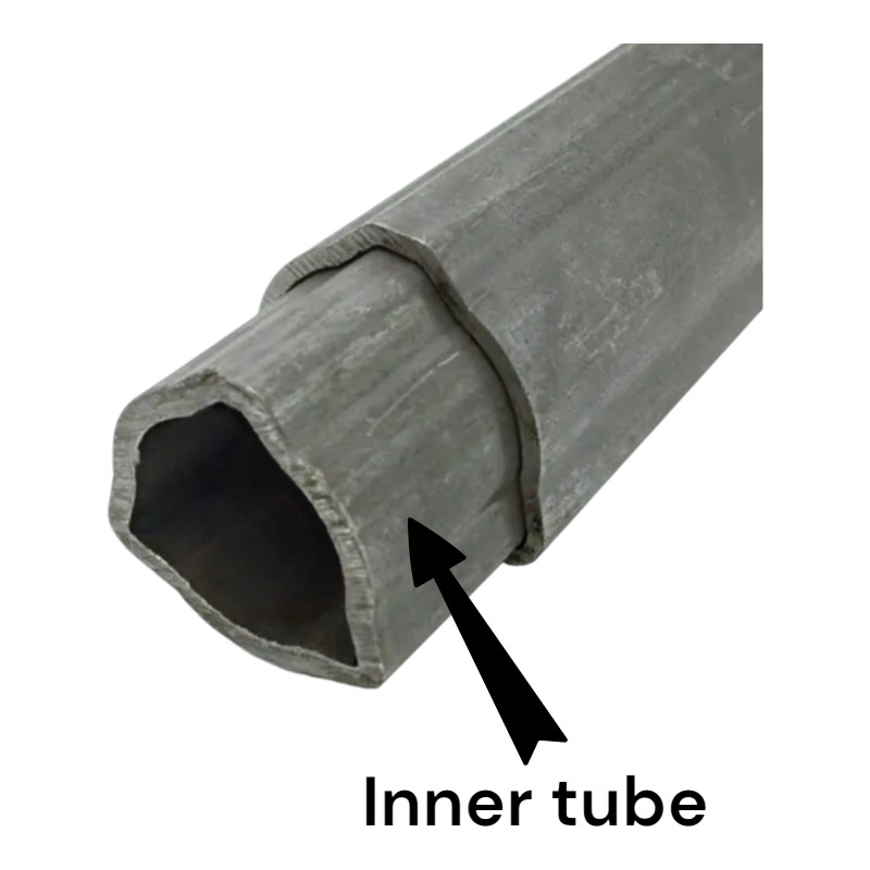 Series 7 Inner Triangle Tube 39" Long